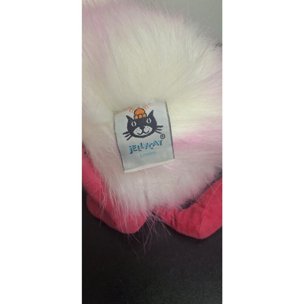 JellyCat Raspberry Ripple Pink Ostrich Plush - Picture 4 of 6
